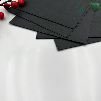 FSC 160gsm 180gsm 11"  17" Fold Resistant Black Chipboard  Ideal For Book Covers