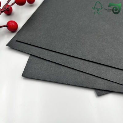 FSC Virgin Pulp Solid Black Paper 100g 120g  High Burst Resistance  Ideal For Shopping Bags