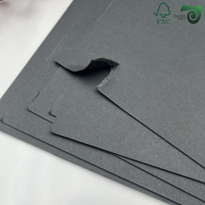 FSC 300g 350g 65 90cm Uncoated Black Kraft Paper Ideal For Gift Box Manufacturing