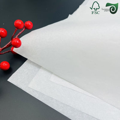 FSC 40gsm 90gsm White Waterproof Paper For Grape  Vegetable Wrapping Bags
