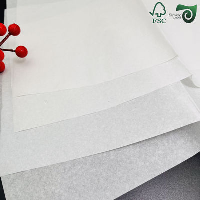 White Double Sided Silicone Coated Paper 40gsm  Waterproof Grease-Proof Paper Roll