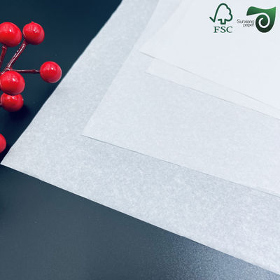 FSC PFAS Free 45gsm 50gsm Uncoated Food Wrapping Paper Kit3 Kit7 High Temperature Resistant