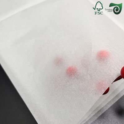 FSC Food Grade Biodegradable Greaseproof Baking Paper With Silicone Oil Coating