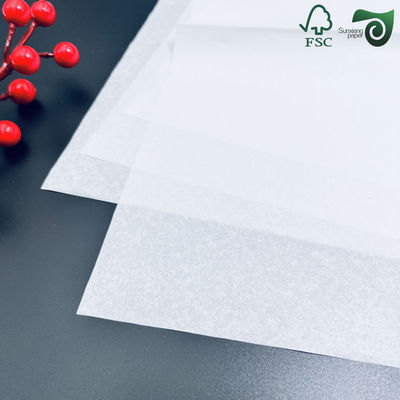 28gsm 24gsm Food Grade White Straw Wrapping Paper In 30mm 44mm Sizes FSC