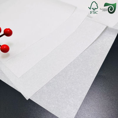 28gsm 24gsm Food Grade White Straw Wrapping Paper 30mm 44mm Width FSC Certified