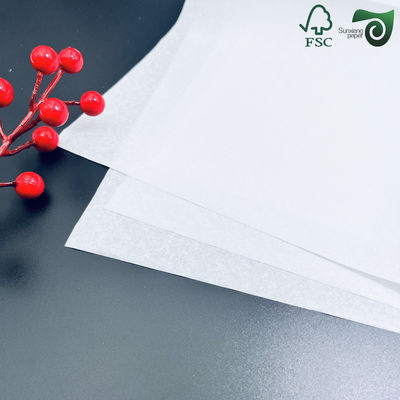 FSC PFAS Free 45gsm 50gsm Uncoated Food Wrapping Paper Kit3 Kit7 High Temperature Resistant