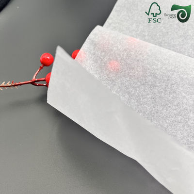 FSC 17gsm 20gsm Acid Free White Translucent Glassine Wrapping Paper Rolls