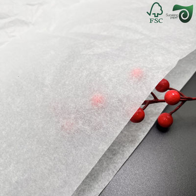 FSC Food Grade Biodegradable Greaseproof Baking Paper With Silicone Oil Coating