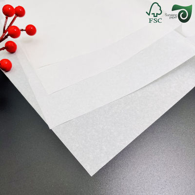 40gsm 60gsm White Greaseproof Food Wrapping Paper Boasting Superior Printability FSC