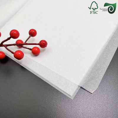 15gsm 17gsm 86cm 90cm Width White Translucent Tissue Paper Roll  For Fruit Wrapping
