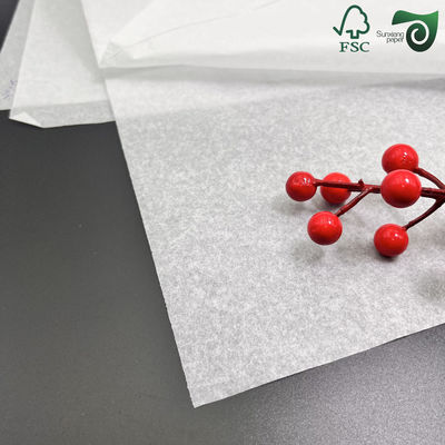 15gsm 17gsm 86cm 90cm Width White Translucent Tissue Paper Roll  For Fruit Wrapping