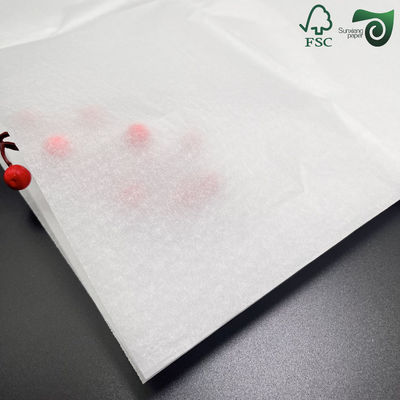 40gsm 60gsm White Greaseproof Food Wrapping Paper Boasting Superior Printability FSC