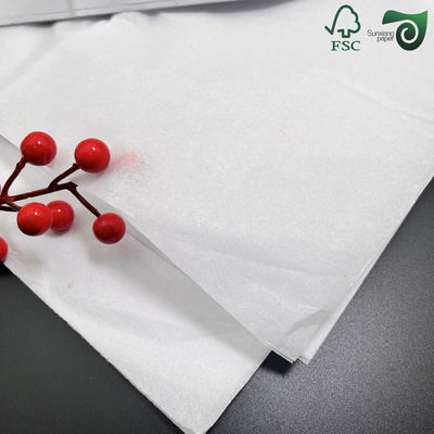 40gsm 60gsm White Greaseproof Food Wrapping Paper Boasting Superior Printability FSC