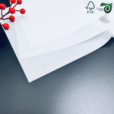 Food  Grade Biodegradable Greaseproof Wrapping Paper Coated With Baking Silicone Oil