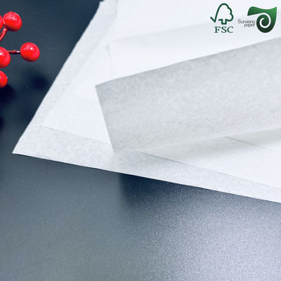 140um FSC Eco Friendly Oilproof White Stone Food Wrapping Paper For Fruit Storage