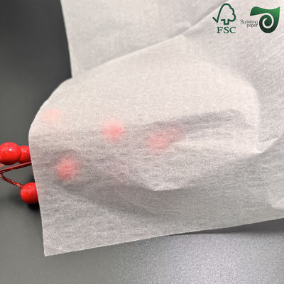 14gsm 15gsm 17gsm White Tissue Paper For Garment Wrapping  Printable  Moisture Proof FSC
