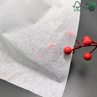 14gsm 15gsm 17gsm White Tissue Paper For Garment Wrapping  Printable  Moisture Proof FSC