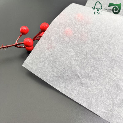FSC 17gsm 40gsm White Translucent Paper For Wrapping Oil Resistant Air Permeable