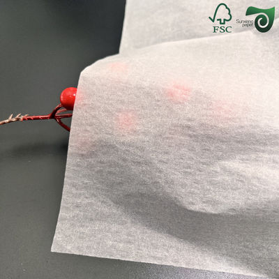 15gsm 17gsm 86cm 90cm Width White Translucent Tissue Paper Roll For Fruit Wrapping