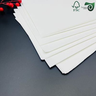 FSC 210g 220g 230g Food Grade White Oilproof Paper  For Hamburgers   Oily Foods