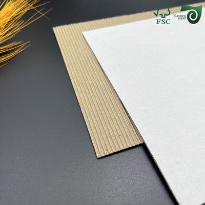 Fluted Cardboard Sheets Made From Recycled Pulp Packaging Pads And Paper Filler Inserts In Brown White And Black Colors