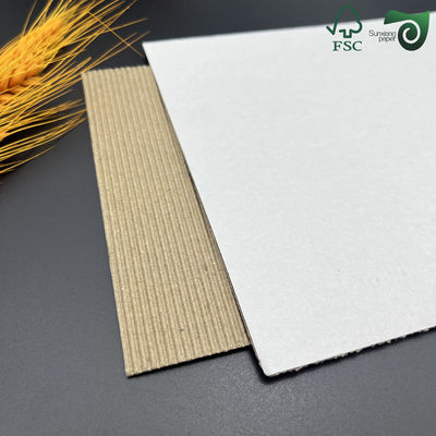 Kraft Brown Corrugated Paper Board FSC With N Flute For Logistics Packaging 70cm 100cm