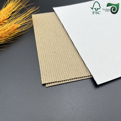 FSC 1.5mm Corrugated Cardboard Sheets For Consumer Packaging 70cm 100cm E F Flute