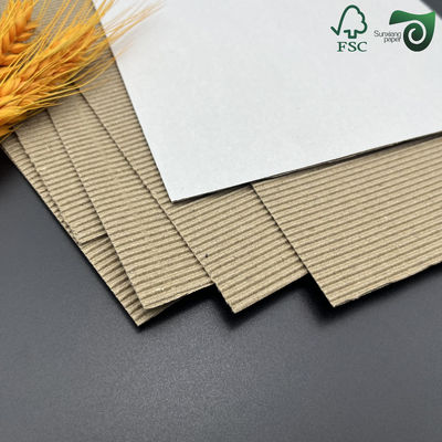 2 Layer White Corrugated Board With E And F Flutes  Available In Thicknesses Of 1mm 1.2mm 1.5mm 1.6mm
