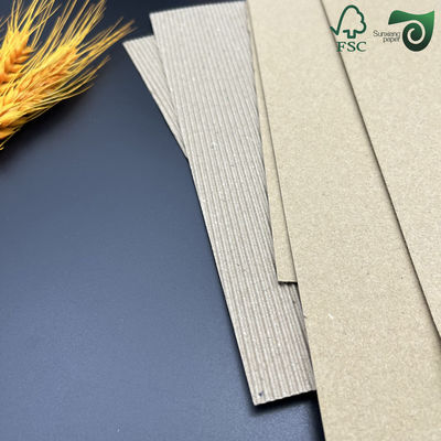 1.2m 2 Ply Wide Two Layer Single Face Corrugated Cardboard Rolls Custom Length