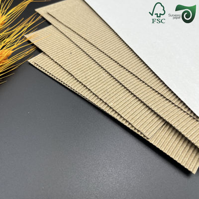 FSC E Flute Black Corrugated Paper Cardboard  110gsm 120gsm 150gsm Thickness