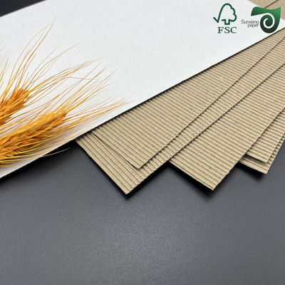 B C E Flute Corrugated Cardboard Sheets Kraft Paperboard With Thicknesses Of 2mm 3mm 3.5mm