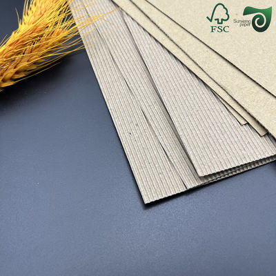 Two-Ply Corrugated Cardboard FSC 100g Black F Flute Corrugated Cardboard Sheets