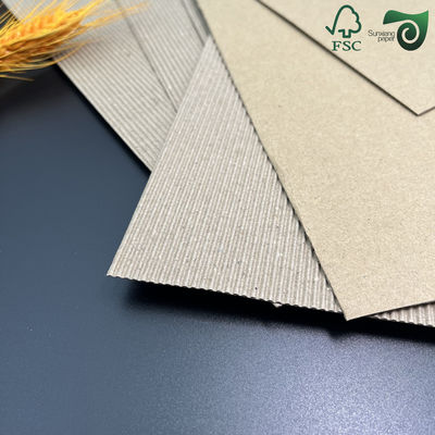 FSC E  Flute Printed Single Wall Corrugated Board In 140gsm 170gsm For Coffee Sleeves