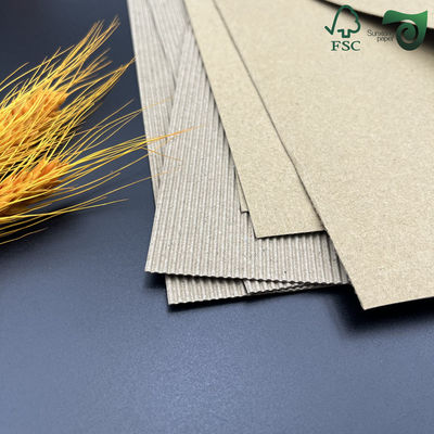 FSC E  Flute Printed Single Wall Corrugated Board In 140gsm 170gsm For Coffee Sleeves