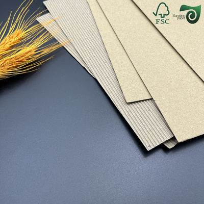 FSC E  Flute Printed Single Wall Corrugated Board In 140gsm 170gsm For Coffee Sleeves