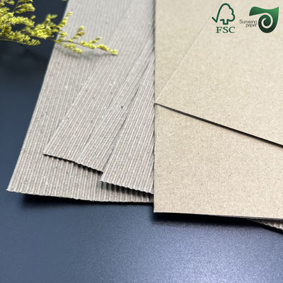 FSC 1mm Thick High Stability Pit F Single Facer Two Layer Corrugated Board for Packaging