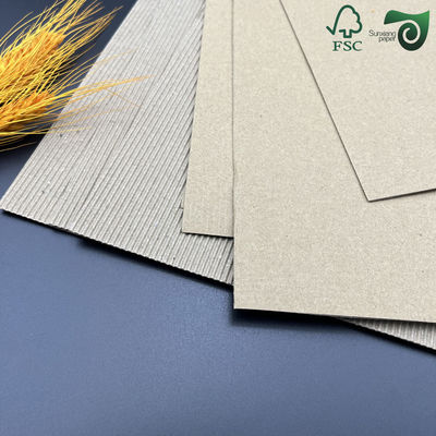 FSC 100g 200g 300g White E F Flute Wrapping Corrugated Paper Board 20"   28"