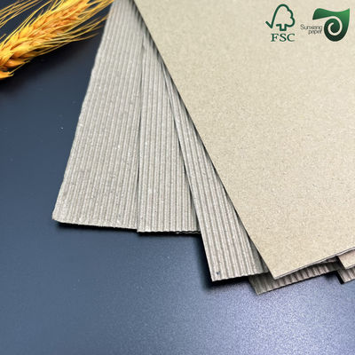 FSC Certified WFW Brown Black F Flute Corrugated Cardboard Sheets For Color Boxes