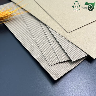 1.2m 2 Ply Wide Two Layer Single Face Corrugated Cardboard Rolls Custom Length