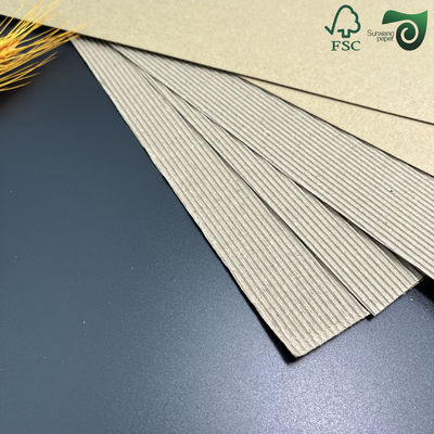 FSC 3 Layer Black White E Flute Corrugated Cardboard Sheets For Box Manufacturing