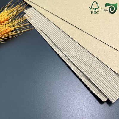 FSC 20" 28" Lightweight White Black F Flute Corrugated Cardboard For Packaging