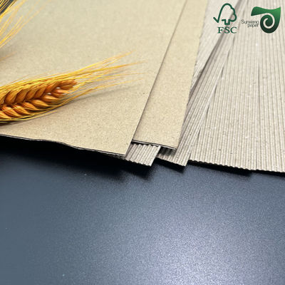 1mm E And F Flute Uncoated Brown Corrugated Board For Packaging Boxes Corrugated Cardboard