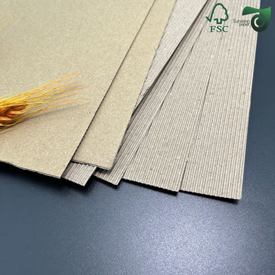 3 Layer Black White E Flute Cardboard Paper Sheets FSC For Box Manufacturing