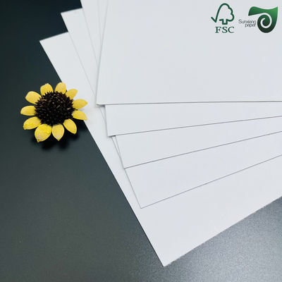 FSC Coated Duplex Stone Paper 100 400μM Recycled Waterproof Double Sided Coated Board