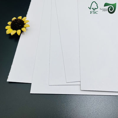 FSC 2mm Grey Cored Dual Sided White Cardstock Matte Surface Superior Ink Absorption