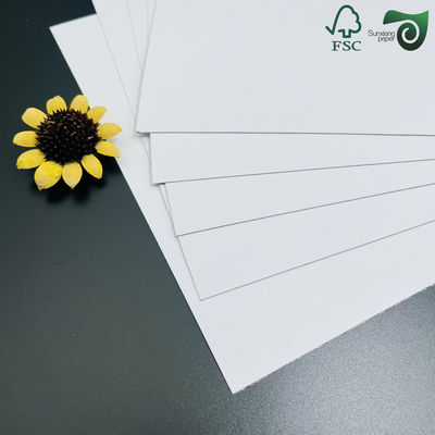 Sheets Of 1.2mm Thick White Double Sided Coated Duplex Board FSC Wrapping Paper
