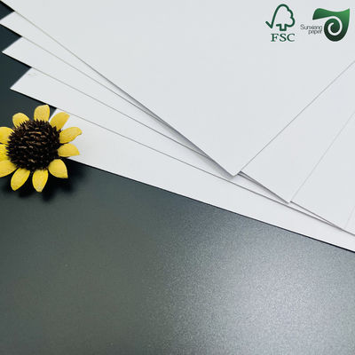 FSC 1mm Grey Cored Dual Sided White Cardstock Matte Finish With Superior Ink Absorption