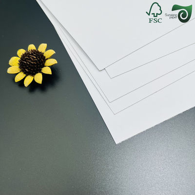 FSC 2mm Grey Cored Dual Sided White Cardstock Matte Surface Superior Ink Absorption