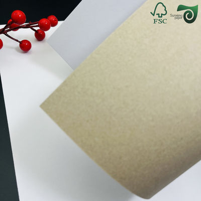 FSC Certified 200g 230g Printable Hard Fold Duplex Board With Grey Back For Notebook Covers