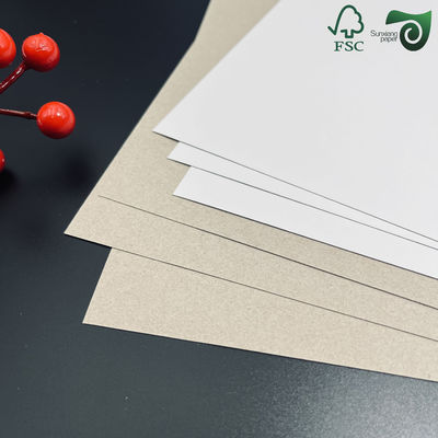 350gsm Single Side Coated Duplex Board White Top Grey Back Full Color Printable For Wine Boxes